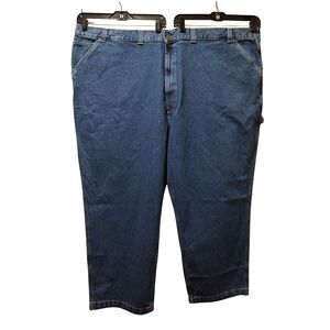 Vintage Repp Carpenter Jeans 60x30 Blue Heavyweight Workwear Utility NWOT - RARE